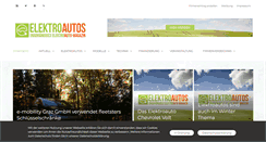 Desktop Screenshot of elektroautos.co.at